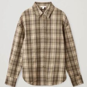 COS Checked Wool Shirt